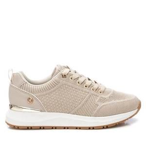 NEW XTI women's casual sneakers in beige